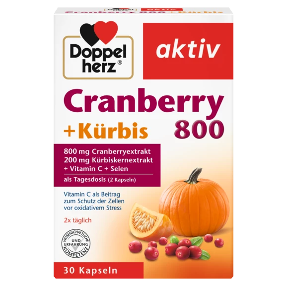 Doppelherz aktiv Cranberry + Kürbis Преден поглед