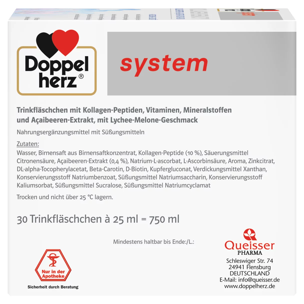 Doppelherz system KOLLAGEN BEAUTY Десен поглед