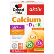 Doppelherz aktiv Calcium + Vitamin D3 Преден поглед