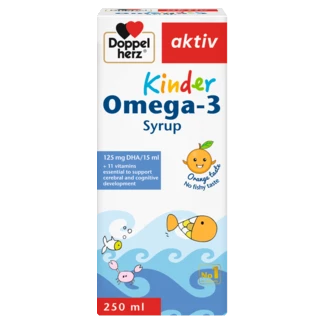 Doppelherz aktiv Киндер Омега-3 Сируп Преден поглед