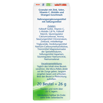 Illustration of the product packaging Doppelherz aktiv Abwehr aktiv DIRECT side view right