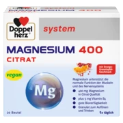 Doppelherz system МАГНЕЗИУМ ЦИТРАТ 400 Преден поглед